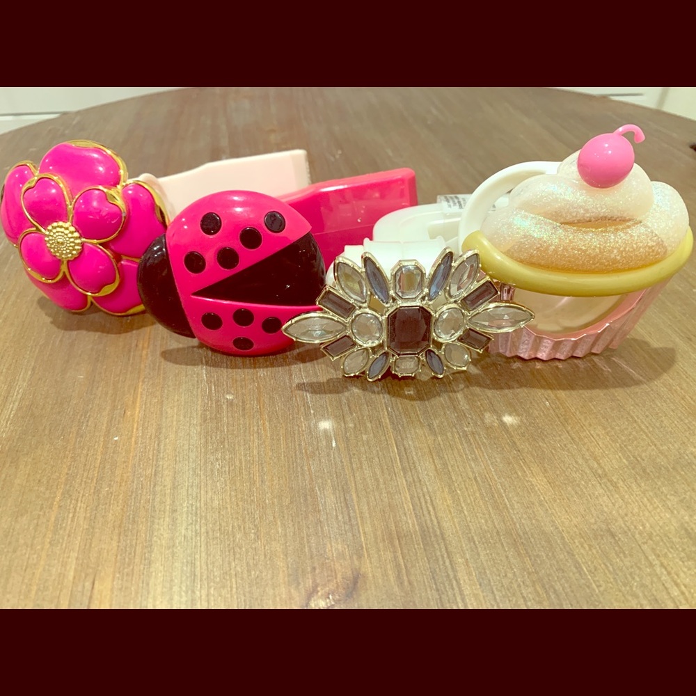 Bath & body works 3 pack of wallflowers & car air